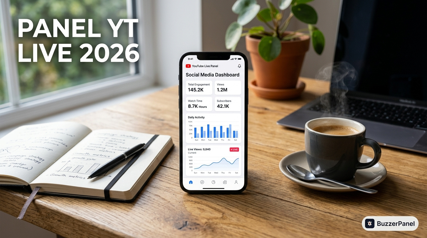 Panduan Panel Youtube Live Views 2026 di BuzzerPanel
