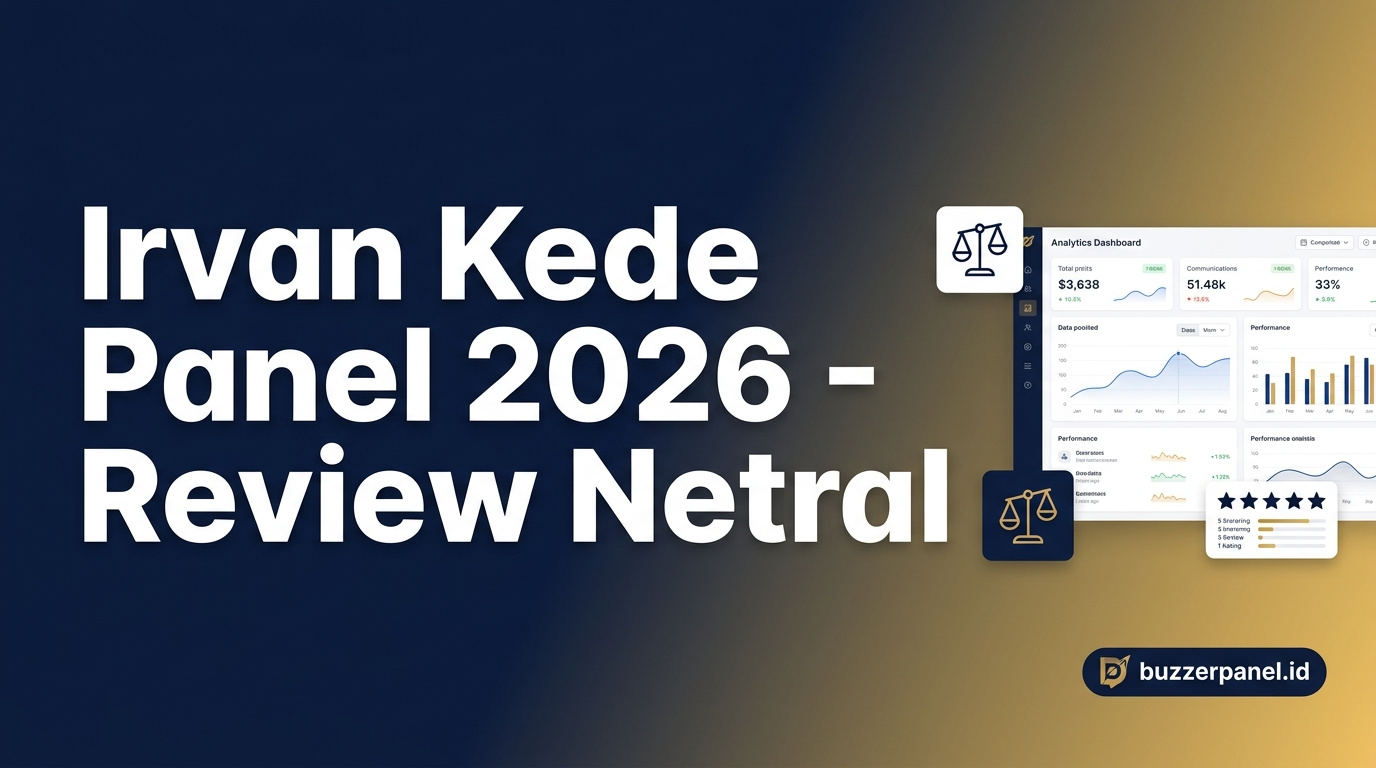 Review netral Irvan Kede Panel 2026 di BuzzerPanel