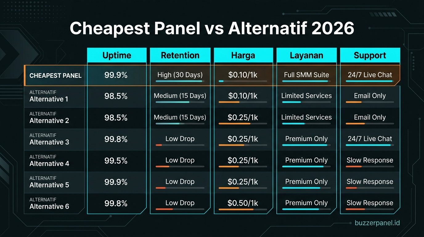 Compare Cheapest Smm Panel 2026 Compare Cheapest Smm Panel alternatif 2026