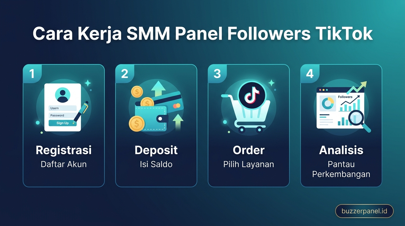 Infografik analisis Smm Panel Followers Tiktok 2026