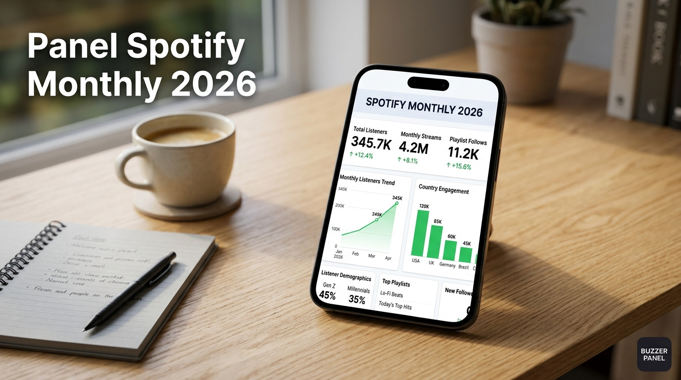 Panduan Panel Spotify Monthly Listeners 2026 di BuzzerPanel