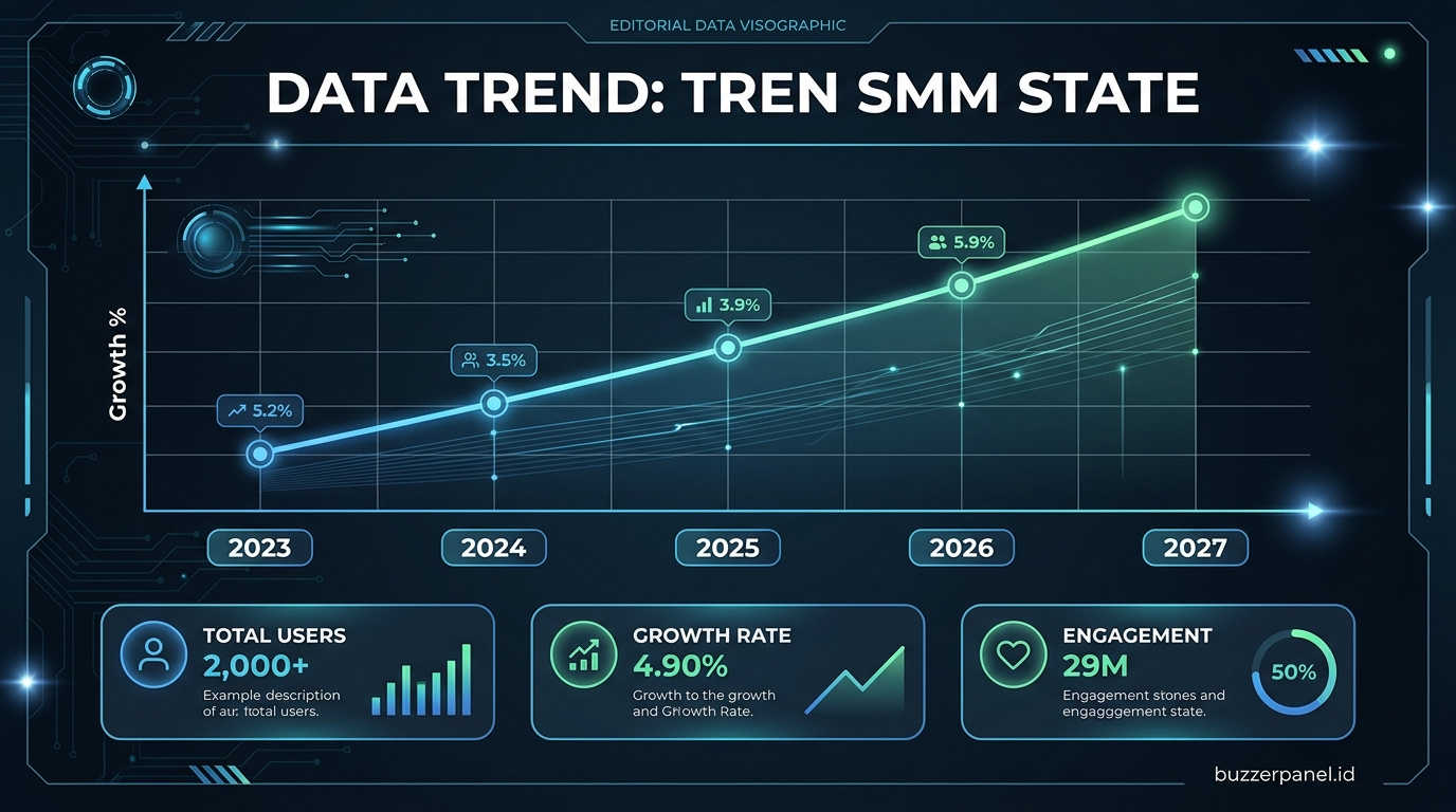 Infografik analisis Tren Smm Panel Indonesia State Industry 2026