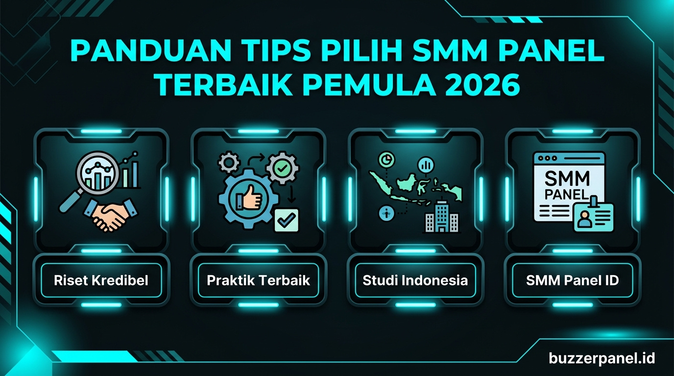 Analisis tips pilih smm panel terbaik pemula 2026 Infografik analisis tips pilih smm panel terbaik pemula 2026