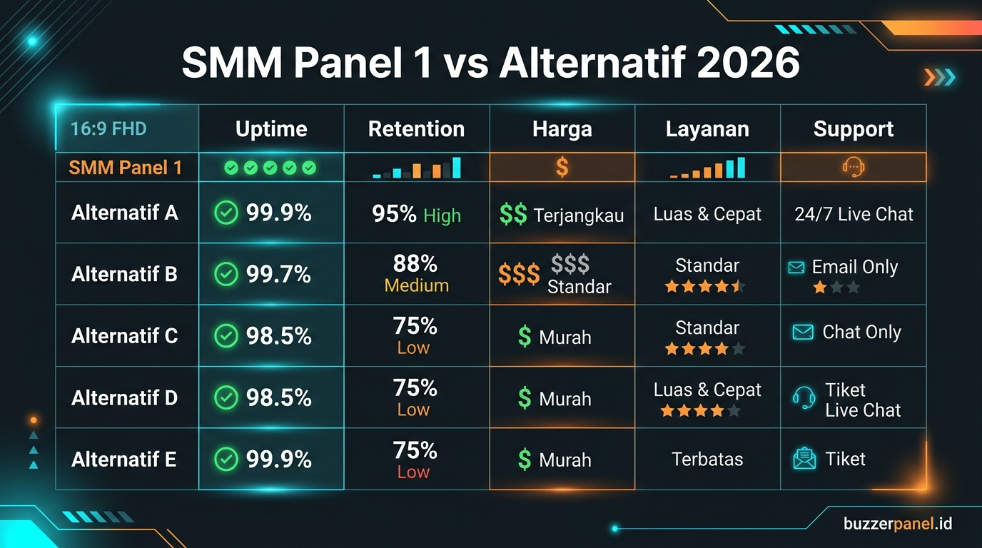 Compare Smm Panel 1 2026 Compare Smm Panel 1 alternatif 2026
