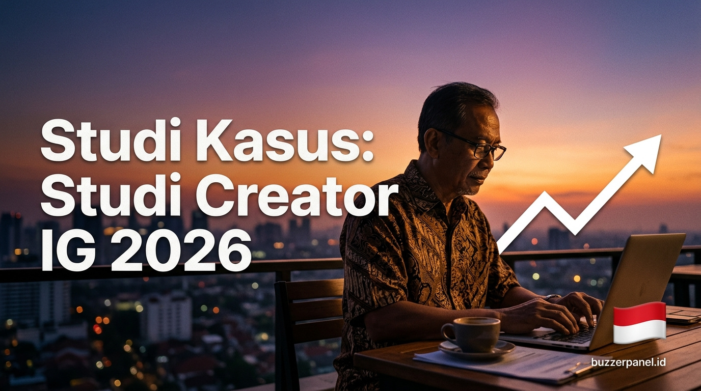 Panduan Studi Kasus Creator Instagram 500k 2026 di BuzzerPanel