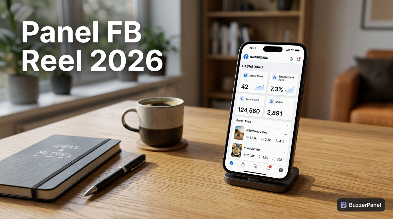 Panduan Panel Facebook Reel Views 2026 di BuzzerPanel