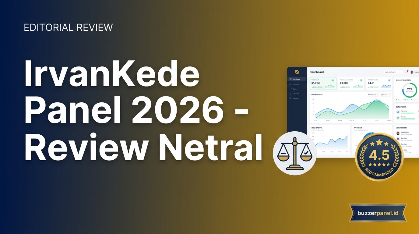 Irvankede Panel 2026 - Review Editorial Review netral Irvankede Panel 2026 di BuzzerPanel