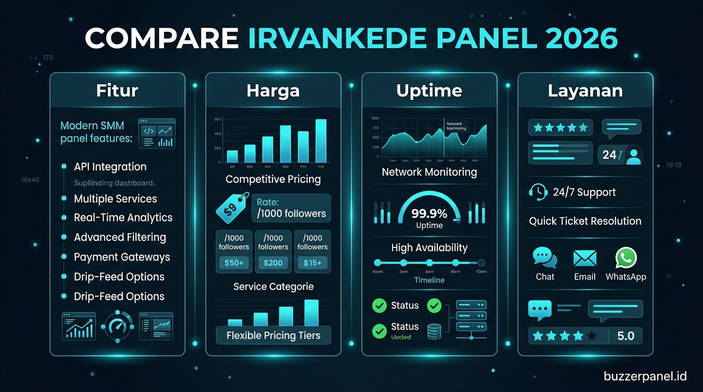 Compare Irvankede Panel 2026 Infografik compare Irvankede Panel 2026