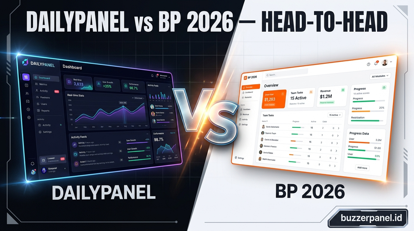 Panduan Dailypanel Vs Buzzerpanel 2026 di BuzzerPanel Indonesia