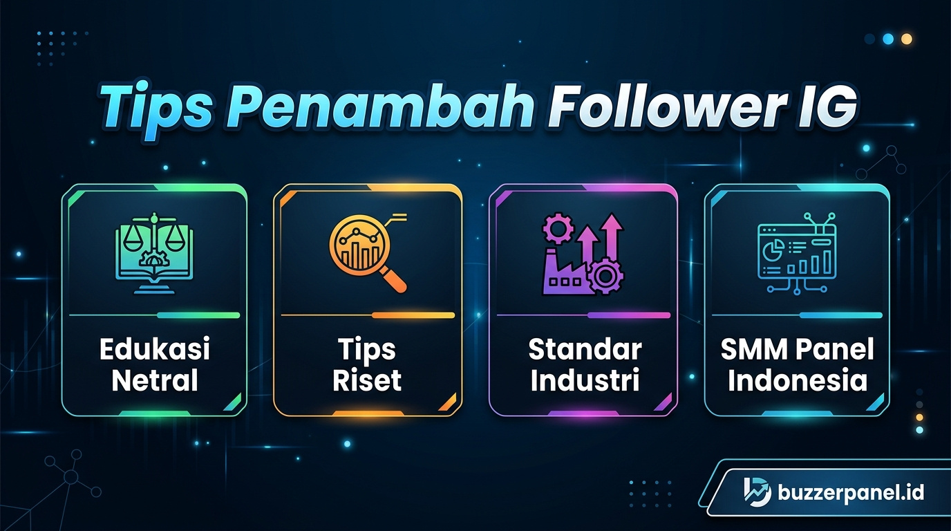 Infografik analisis penambah follower ig  7 aplikasi tools 2026
