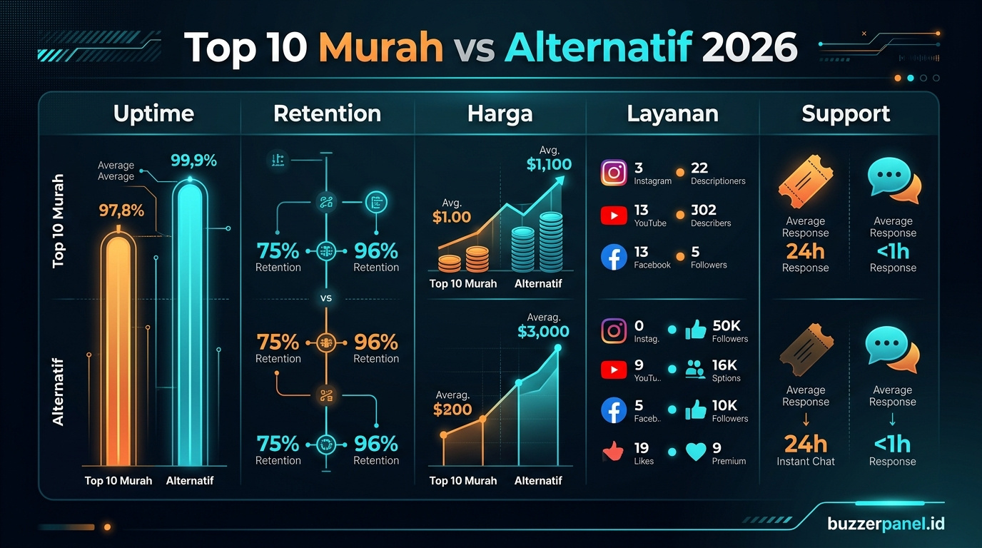 Compare Top 10 Smm Panel Termurah 2026 Compare Top 10 Smm Panel Termurah alternatif 2026