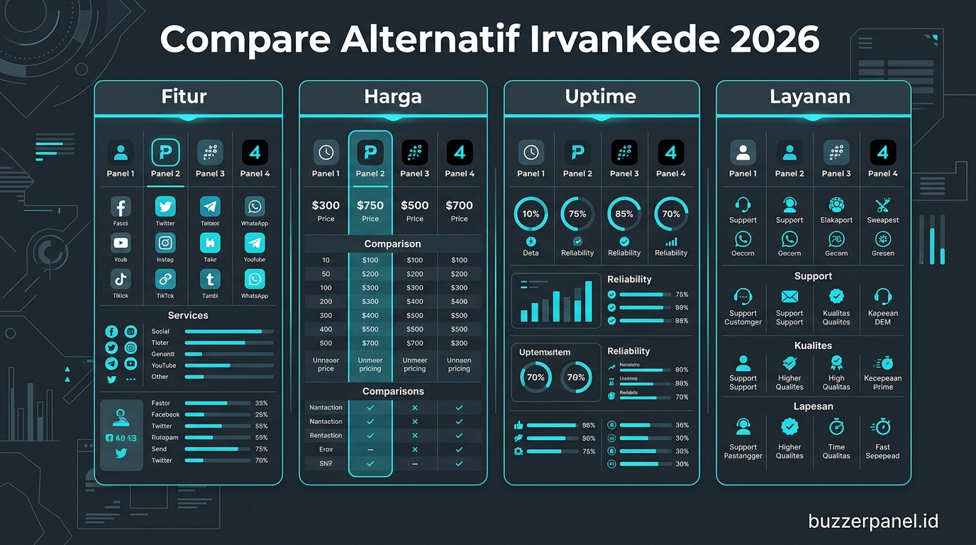 Infografik compare Alternatif Irvankede Terbaik 2026