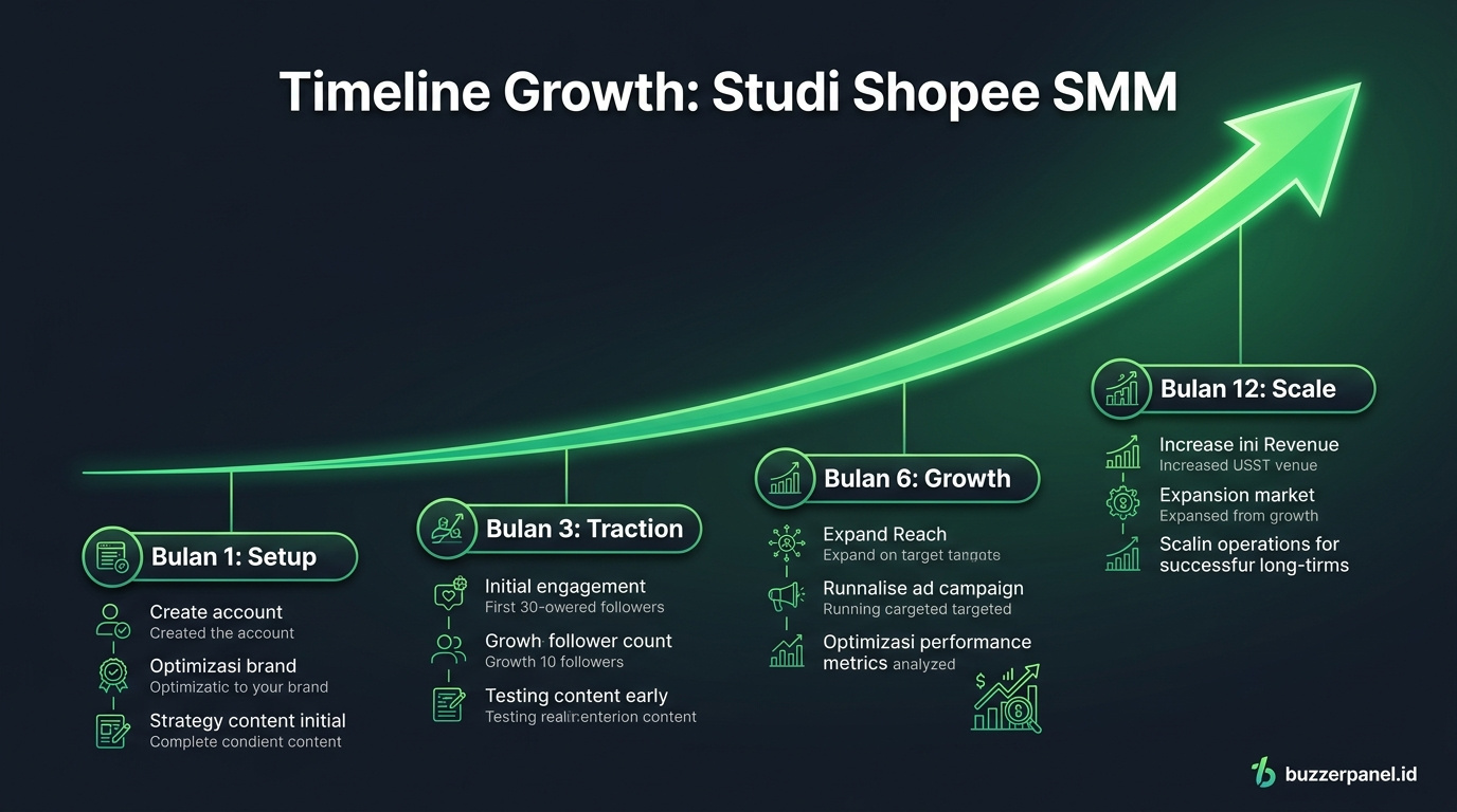 Infografik analisis Studi Kasus Toko Shopee Smm Panel 2026