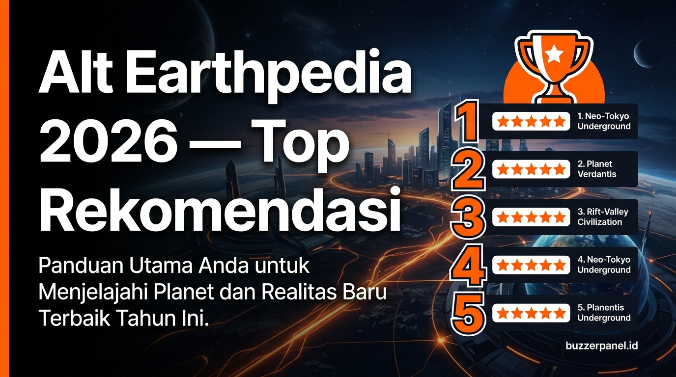 Alternatif Earthpedia 2026 - Hero Panduan Alternatif Earthpedia 2026 di BuzzerPanel Indonesia