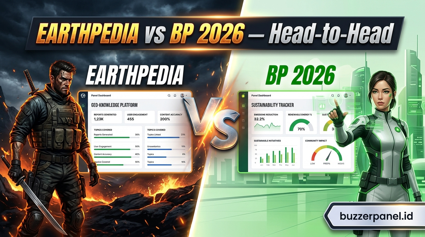 Panduan Earthpedia Vs Buzzerpanel 2026 di BuzzerPanel Indonesia