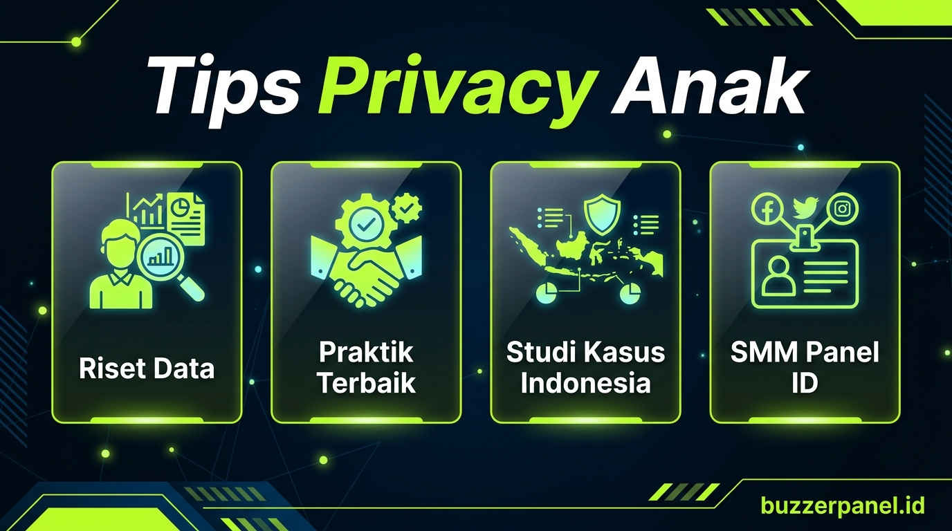 Analisis cara lindungi privacy foto anak sosmed 2026 Infografik analisis cara lindungi privacy foto anak sosmed 2026