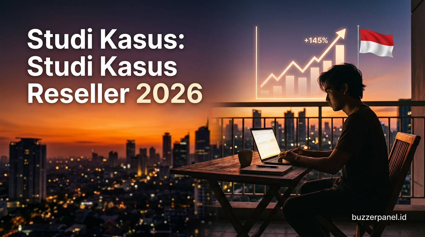Studi Kasus Reseller SMM Panel Indonesia — Rp 10jt/Bulan 2026