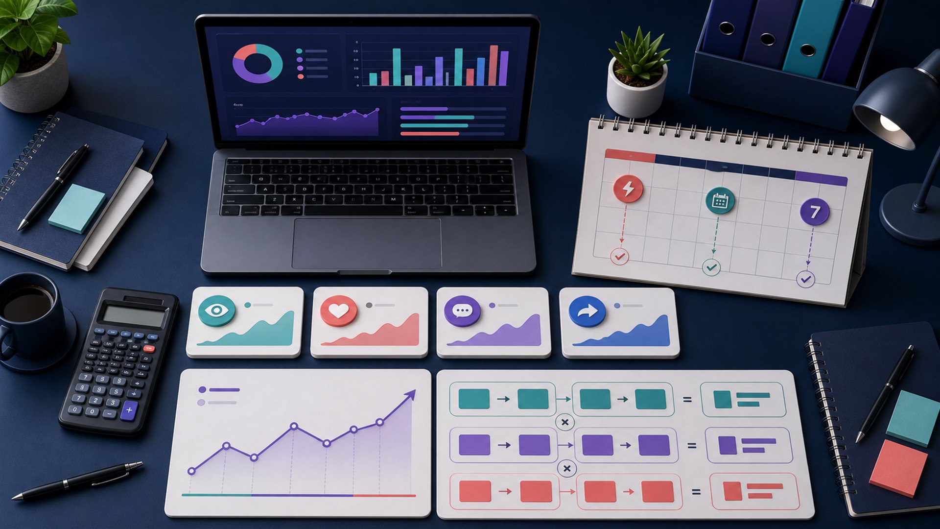 Lembar cara cek engagement rate dari data TikTok Studio untuk audit konten