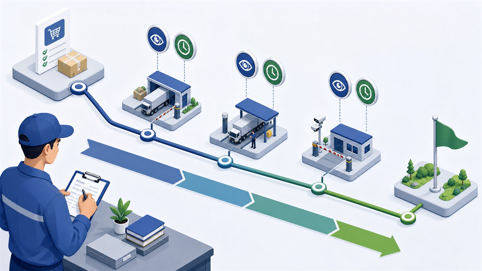 Diagram estimasi waktu order smm panel dengan rentang dan titik pengamatan