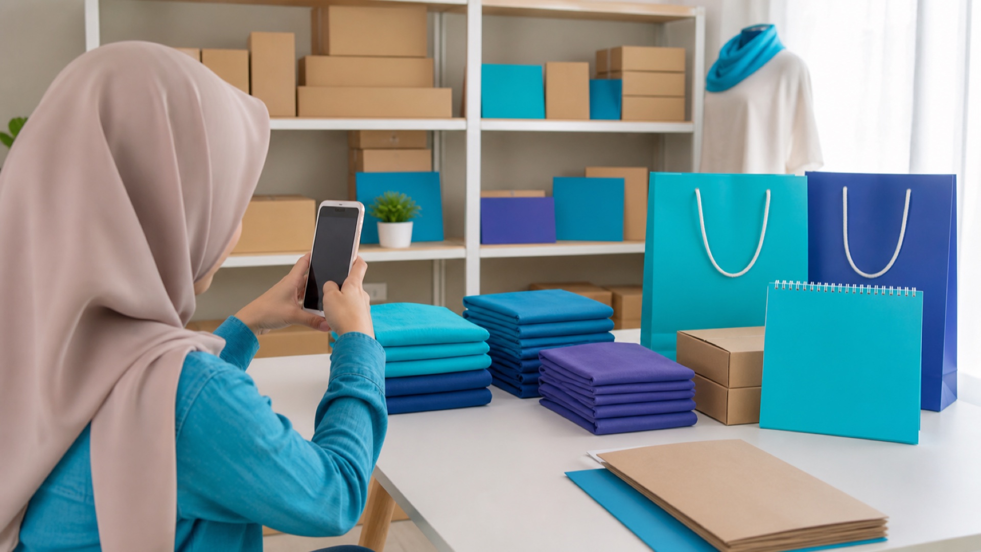 Visual jasa followers TikTok untuk promo restock produk untuk perencanaan UMKM