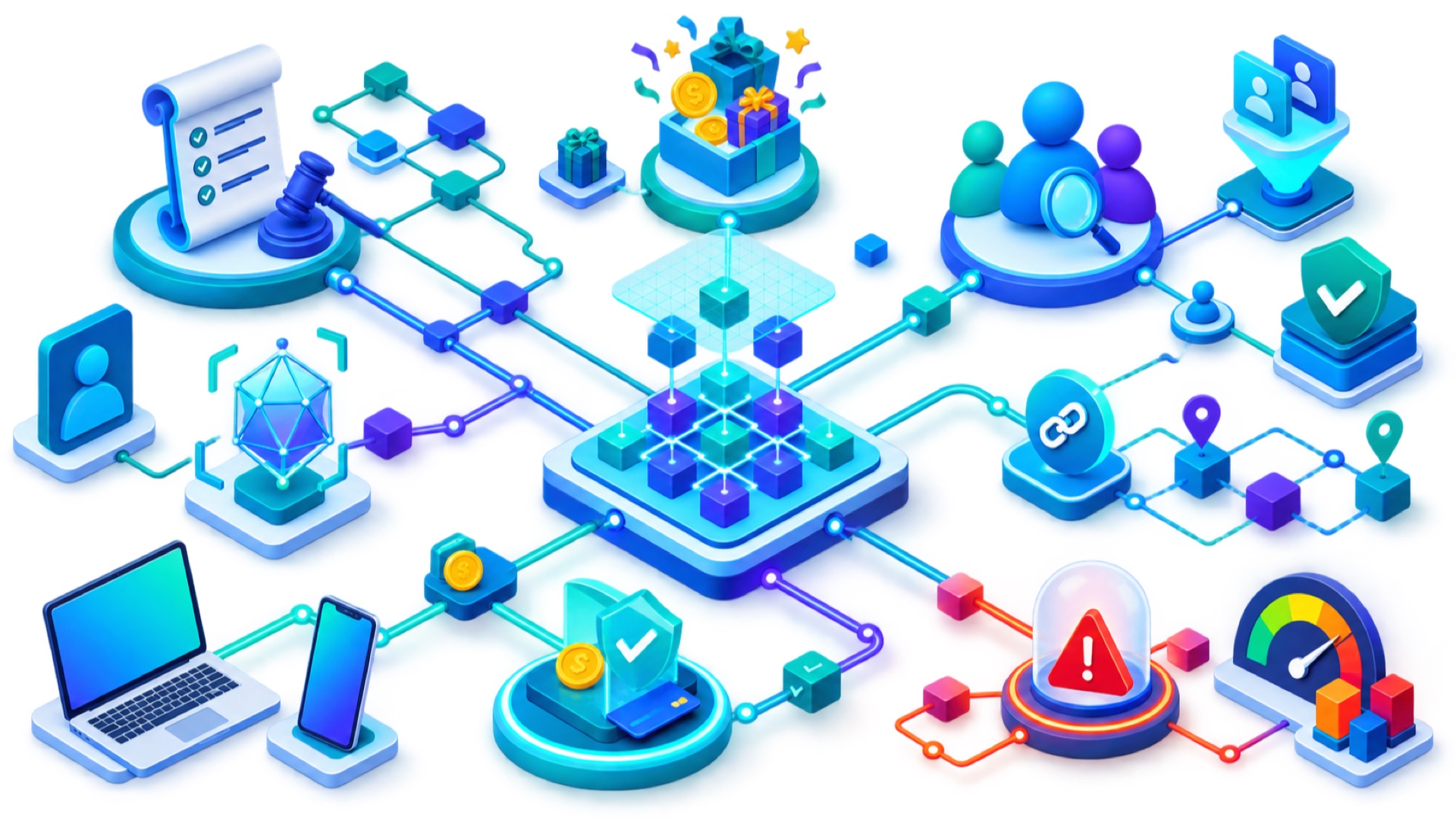 Infografik smm panel untuk promo referral pelanggan UMKM dengan alur evaluasi UMKM