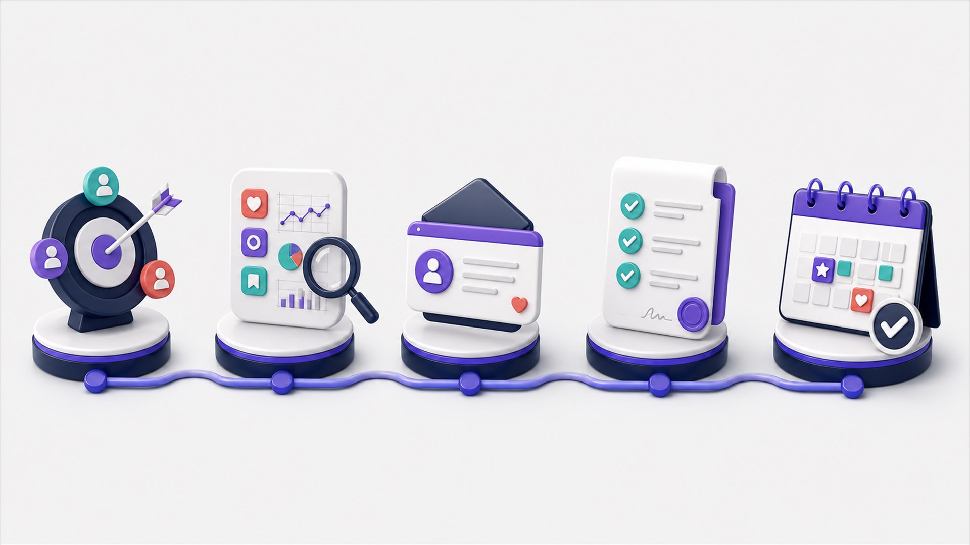 Lima tahap cara dapat klien social media management dari niche sampai onboarding