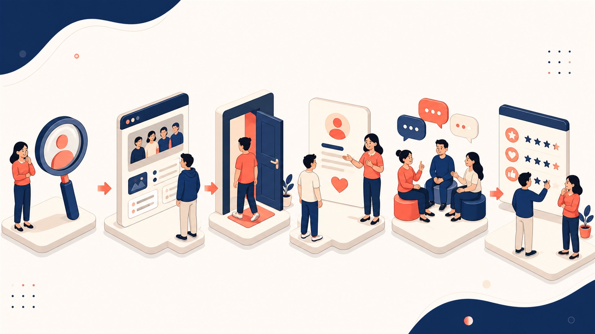 Cara menambah member grup Facebook dengan alur akuisisi dan aktivasi