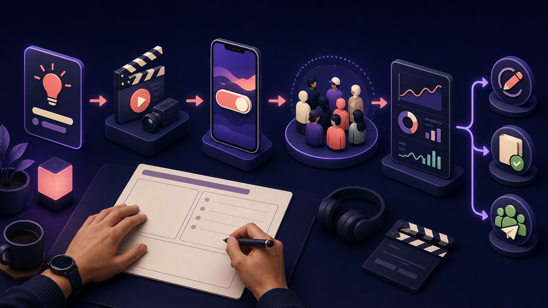 Alur Eksperimen Trial Reels Instagram Alur cara pakai Trial Reels Instagram dari hipotesis ke keputusan