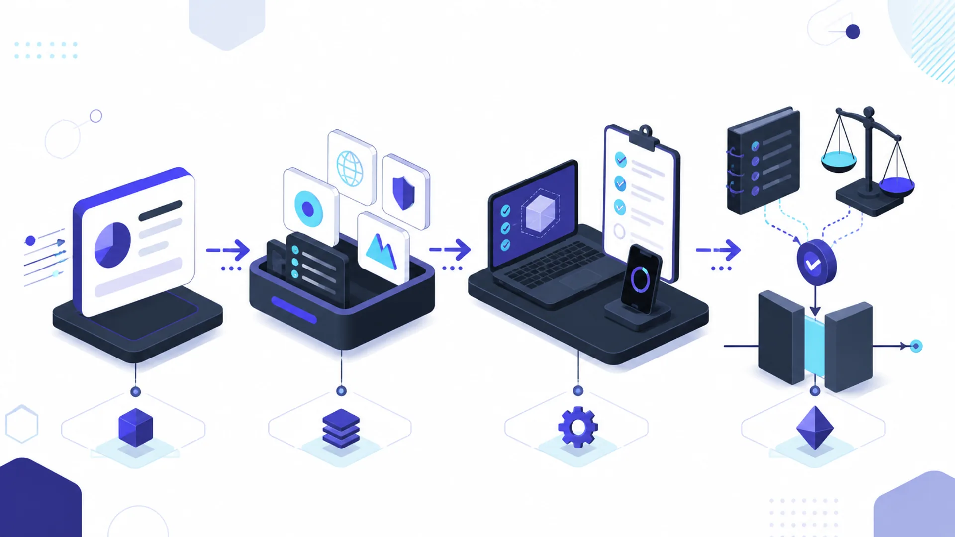 Ledger pinsmm yang memisahkan klaim publik bukti uji dan keputusan layanan