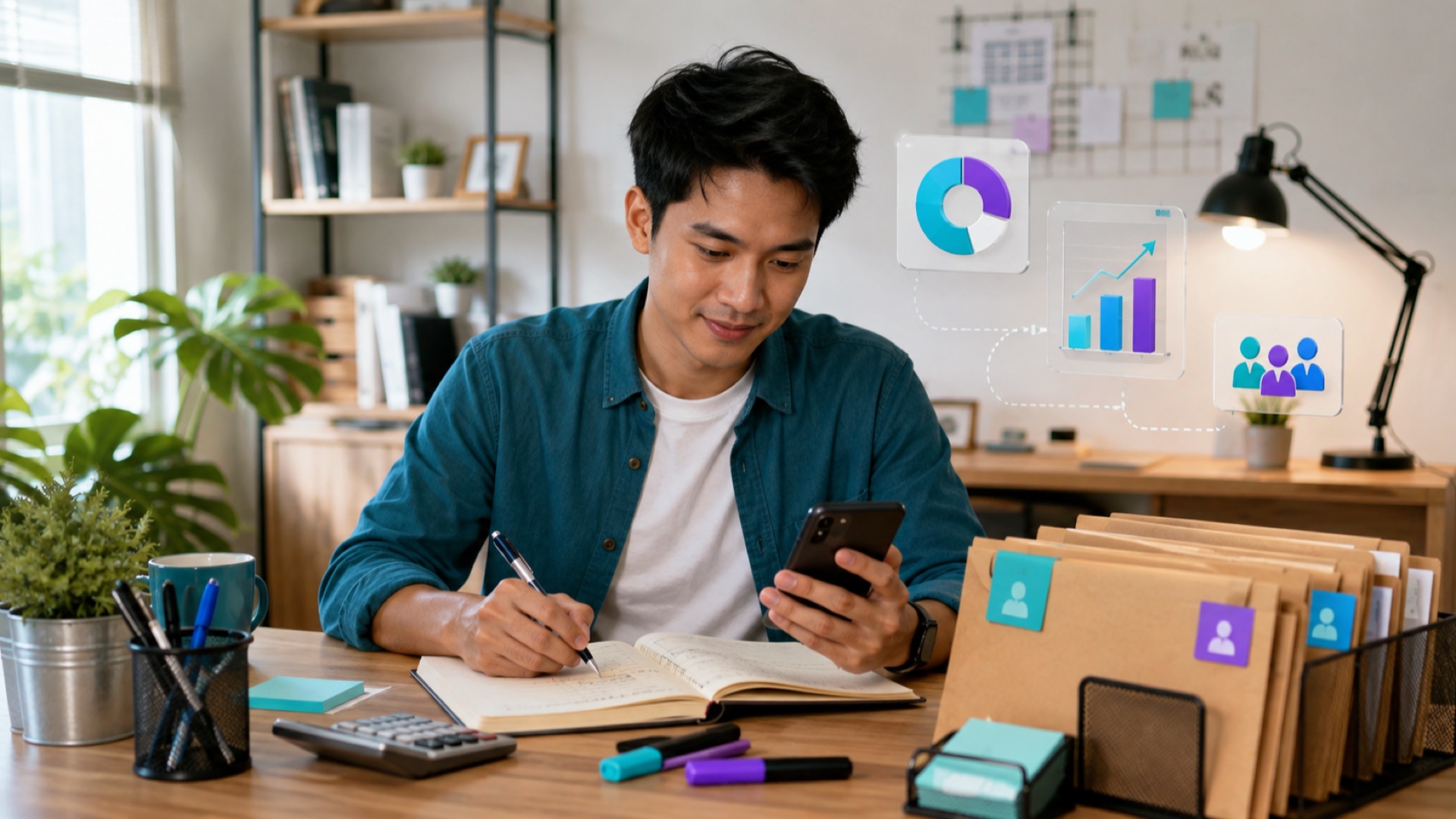 Visual utama panel SMM reseller tanpa website sendiri