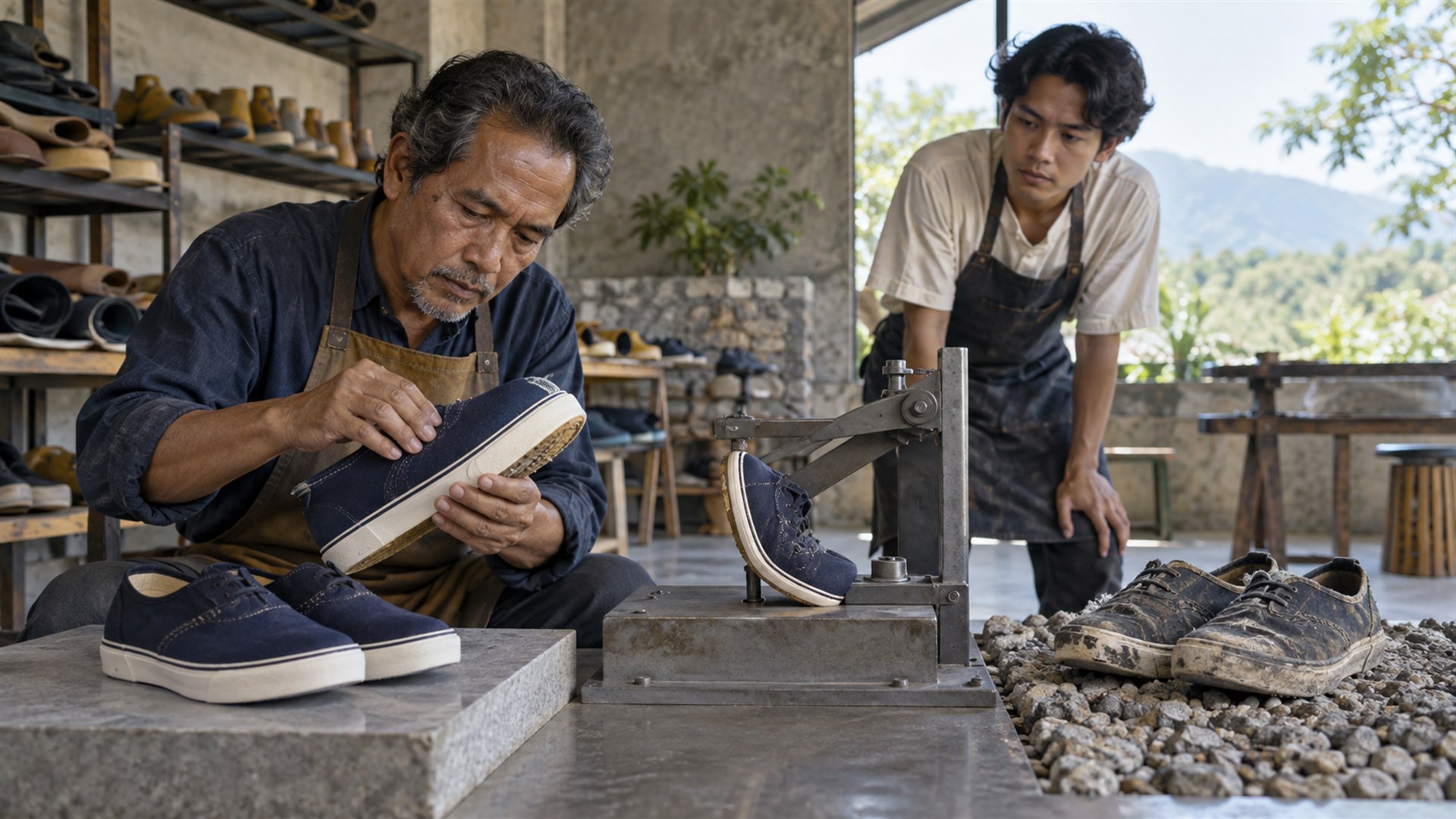 mobile app installs SMM panel pada uji bertahap tiga kondisi sepatu kanvas